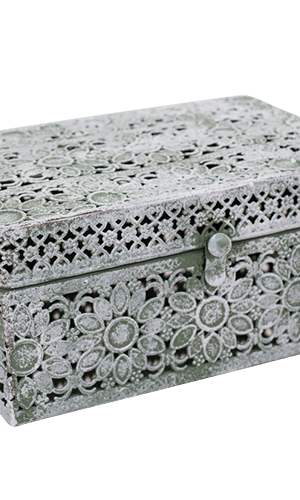 DWBH AC192 Pressed Metal Trinket Box.