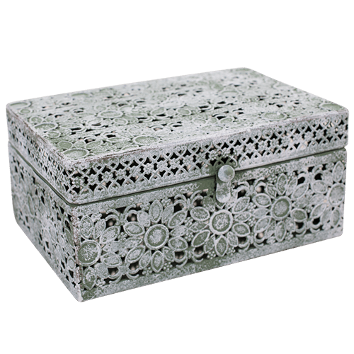 DWBH AC192 Pressed Metal Trinket Box.