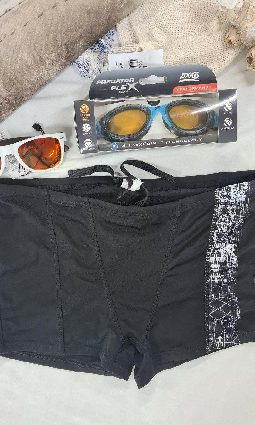 Mens Euro Leg Chlorine Resist Boyleg Finz Swimwear.