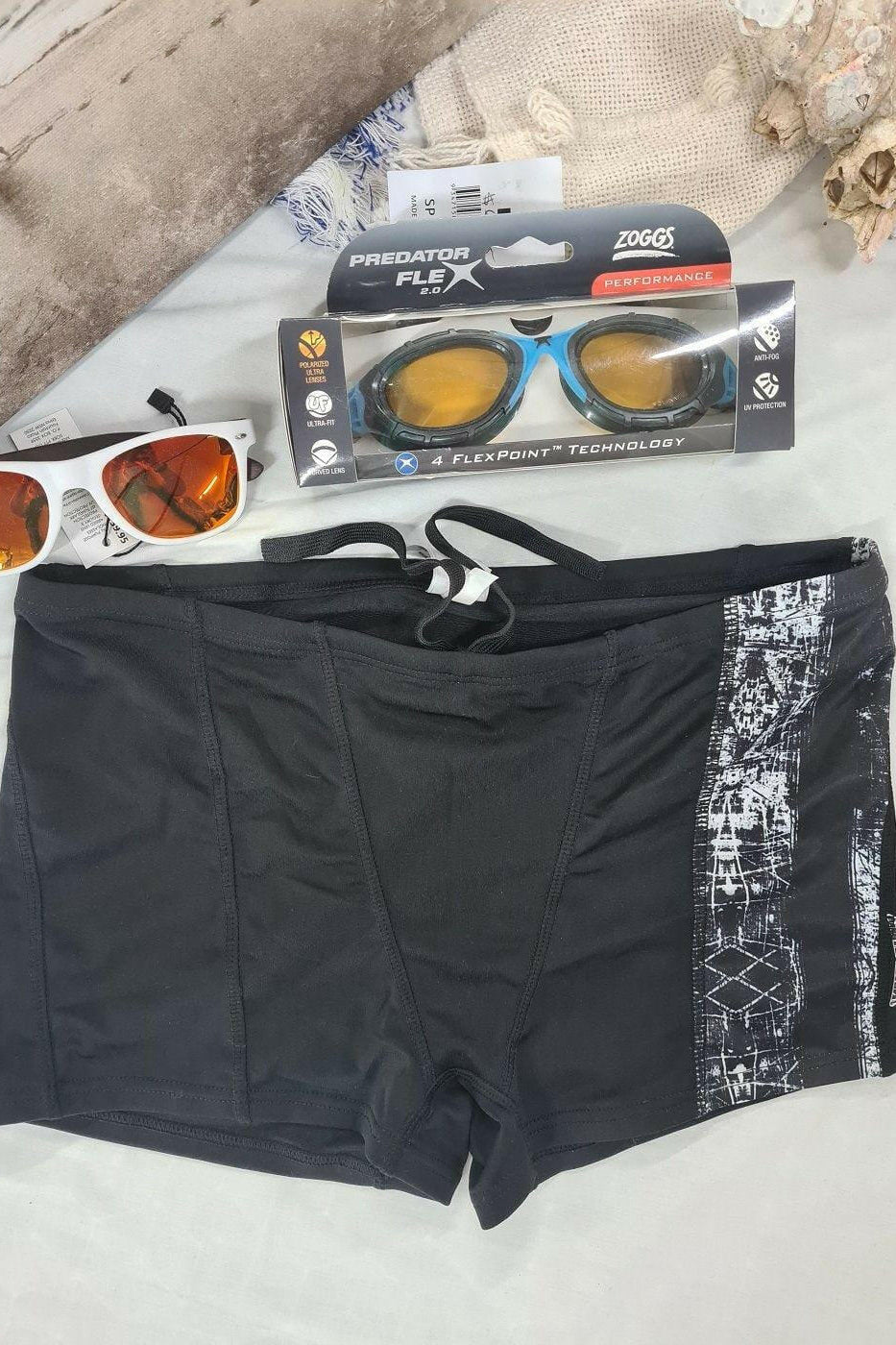 Mens Euro Leg Chlorine Resist Boyleg Finz Swimwear.