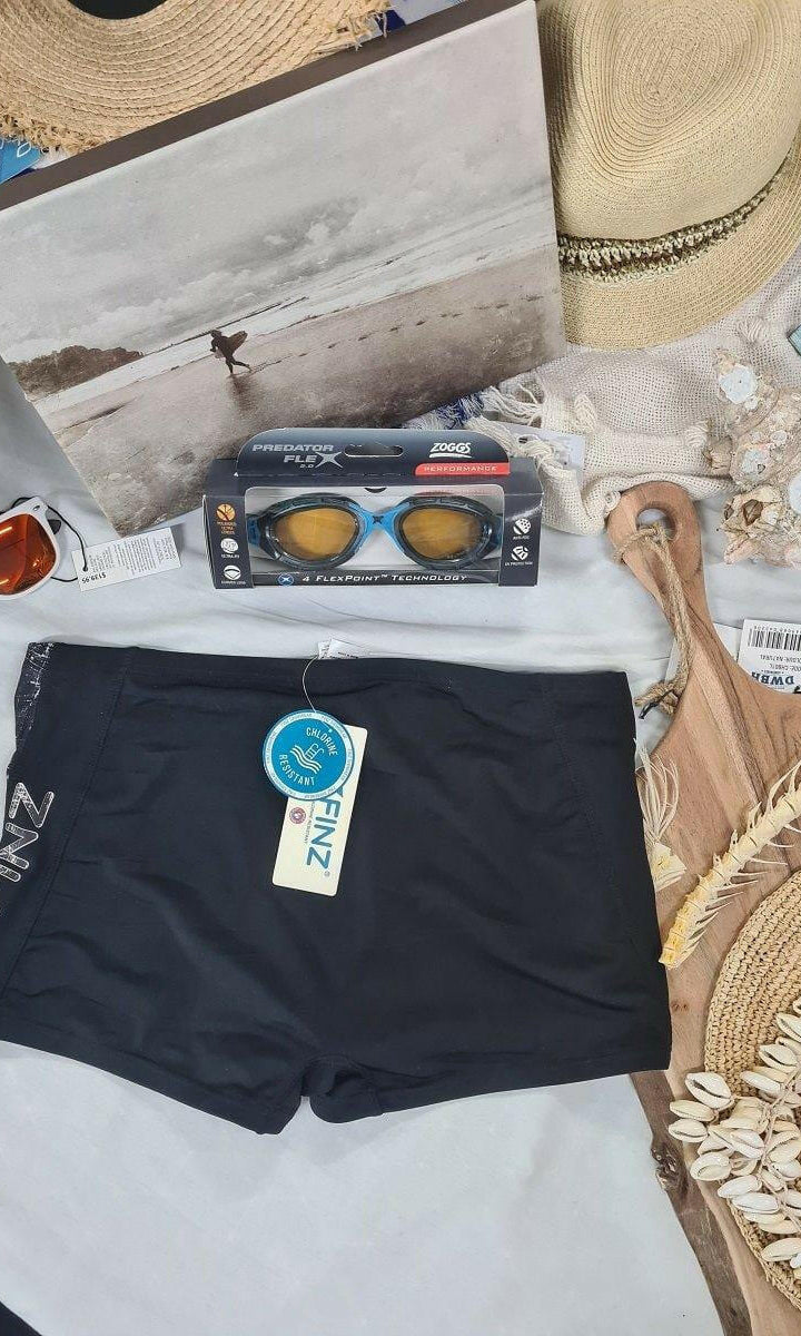 Mens Euro Leg Chlorine Resist Boyleg Finz Swimwear.