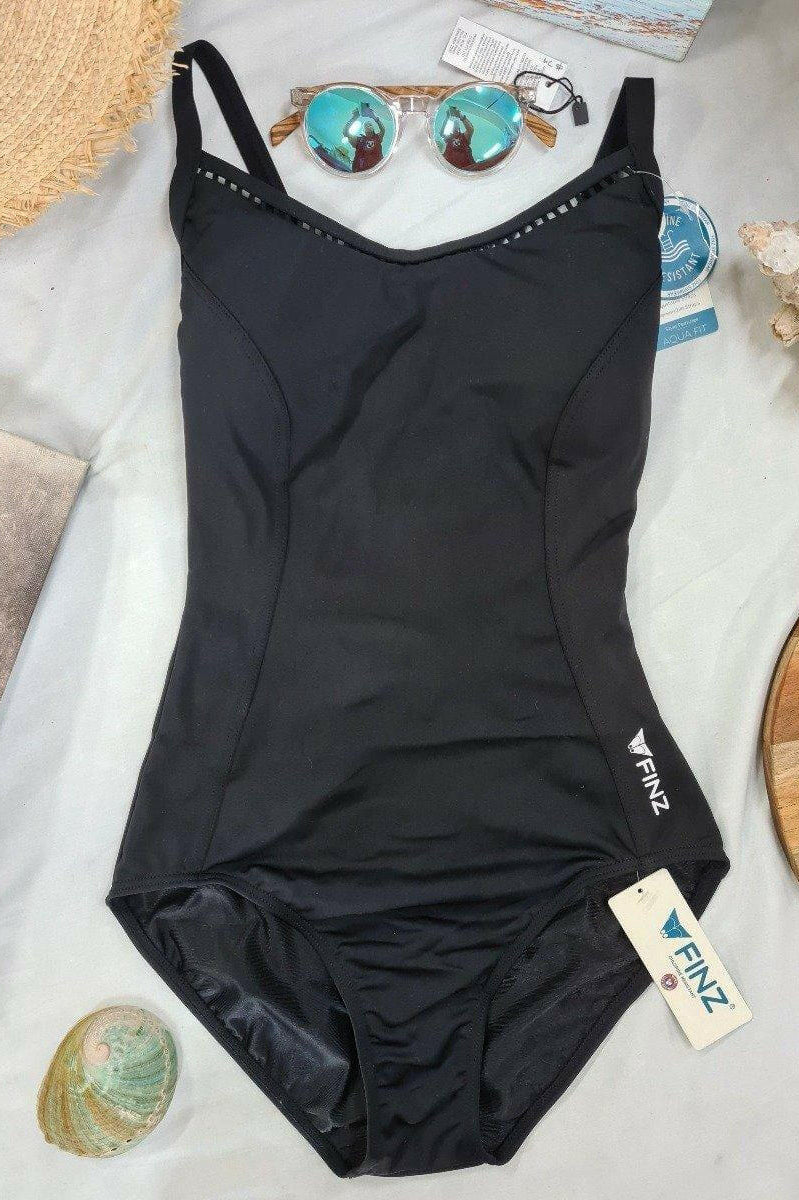 Finz Chlorine Resist One Piece Black.