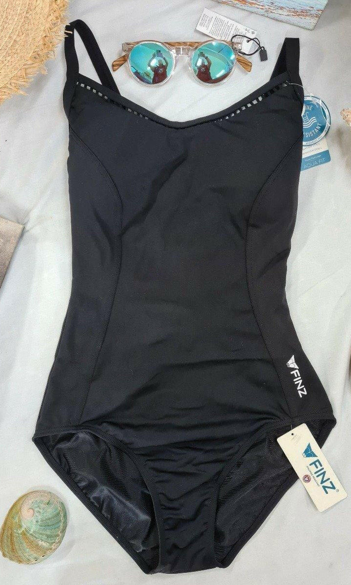 Finz Chlorine Resist One Piece Black.