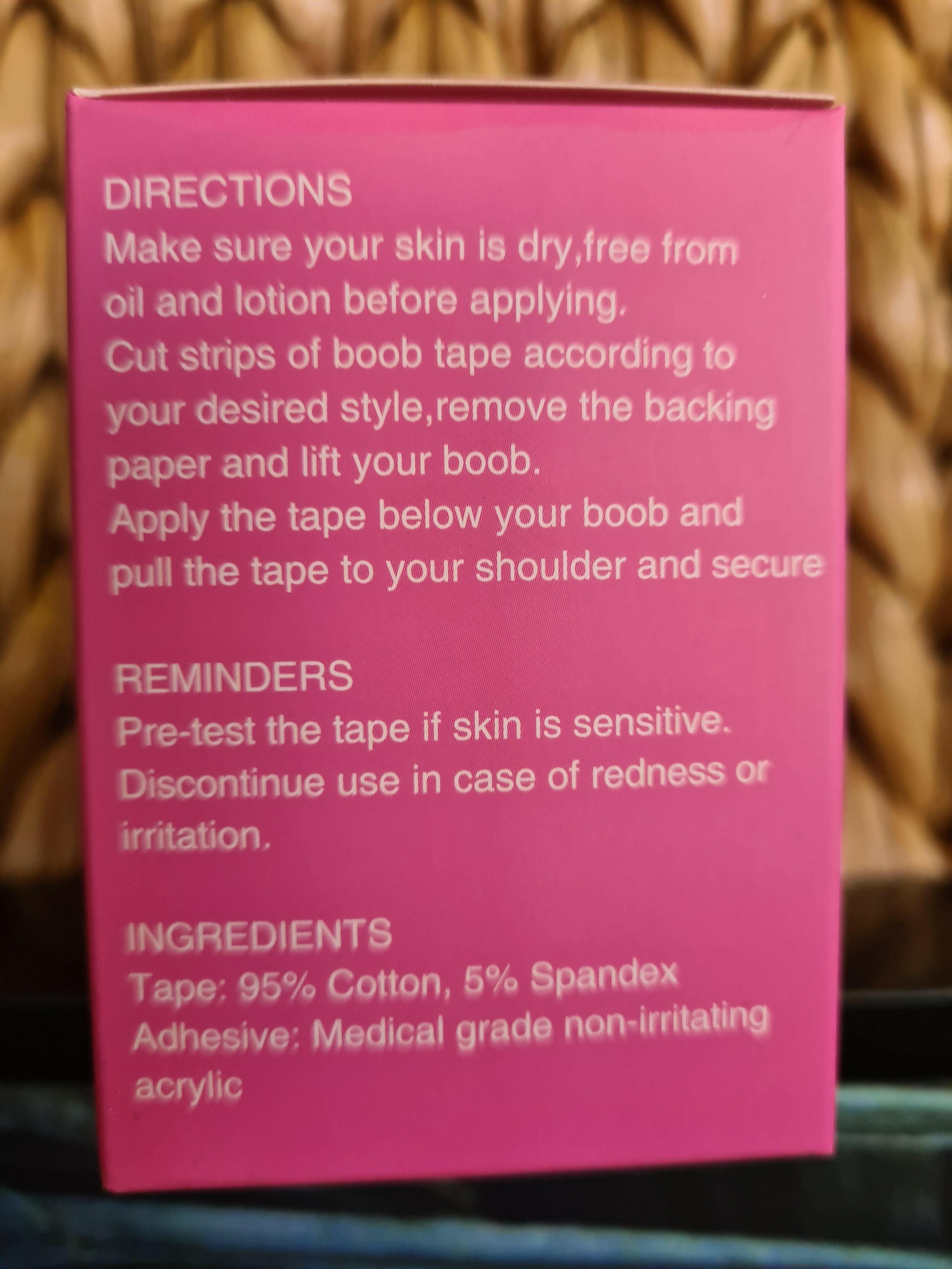 Gone Bra The Ultimate Breast Lift Medical Tape.