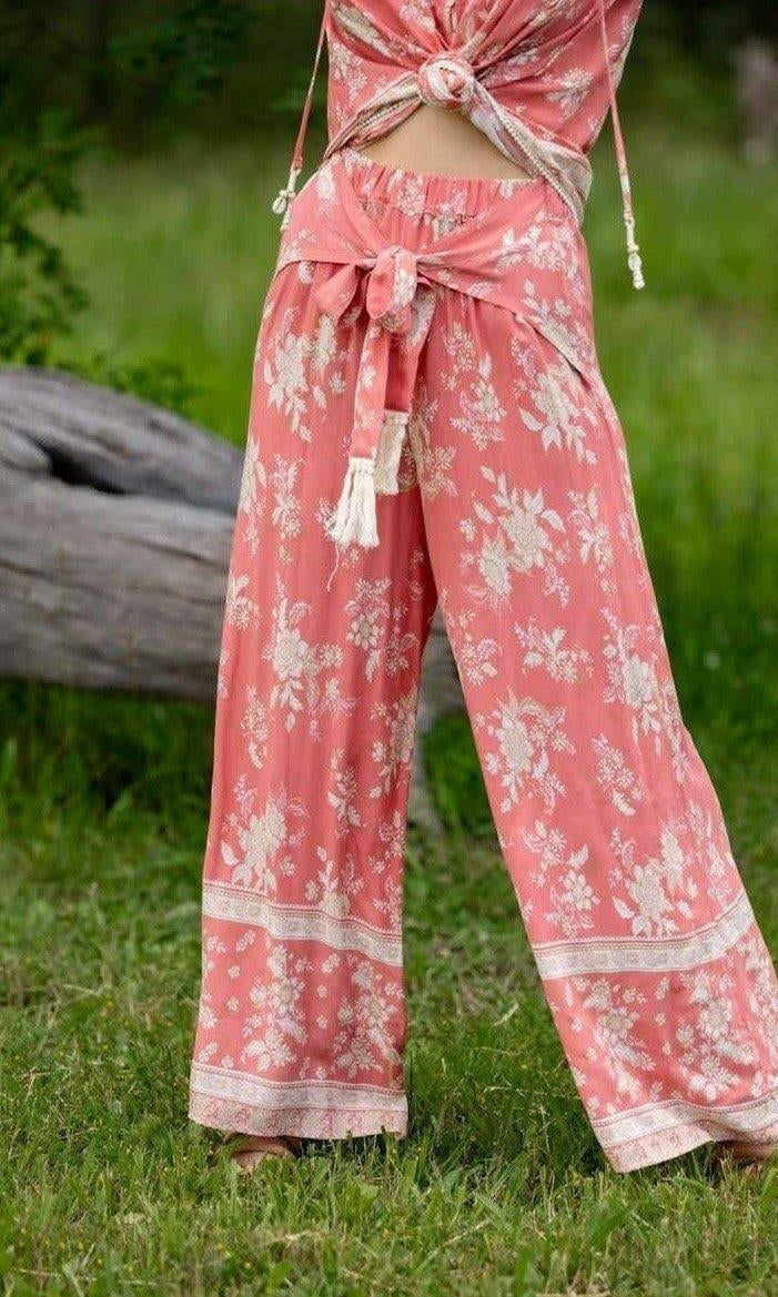 Iris Maxi 203175-20 Tassel Pants Red.