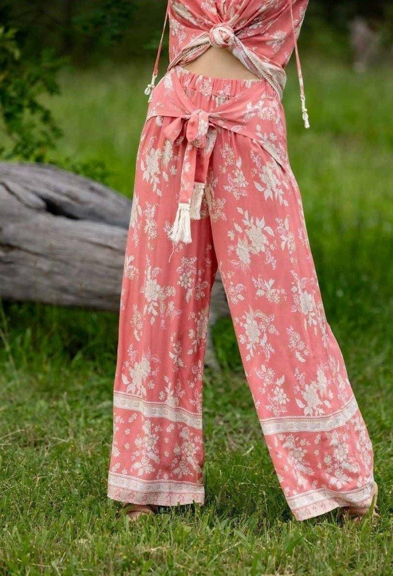 Iris Maxi 203175-20 Tassel Pants Red.