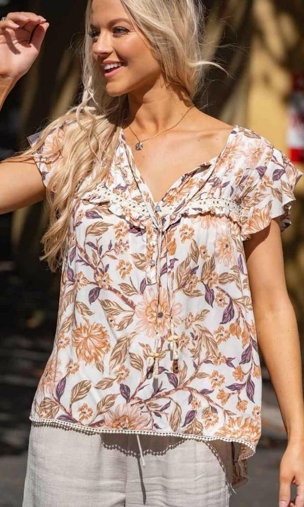 Iris Maxi White Floral Top 202104-3.