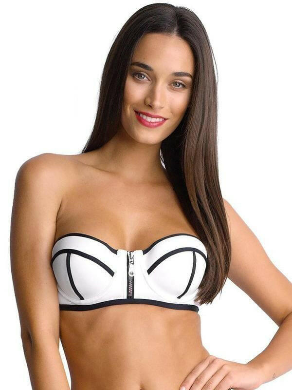 WAY3123 Wayfarer Zip Front Balconette - Isola.