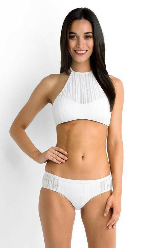 SUM3201 Summer Of Love High Neck Crop Bra - Isola.