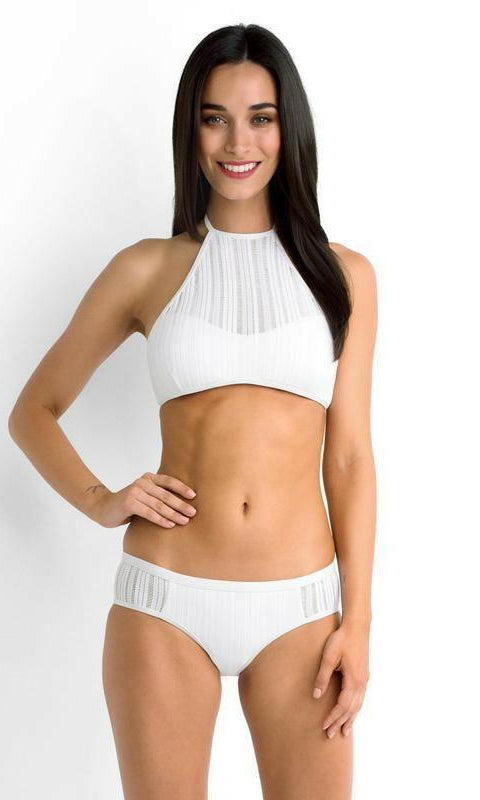 SUM3201 Summer Of Love High Neck Crop Bra - Isola.