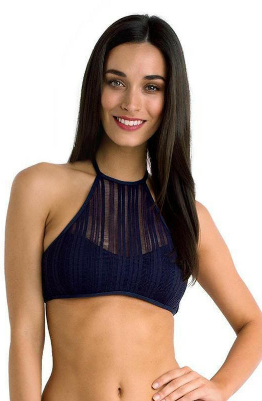 SUM3201 Summer Of Love High Neck Crop Bra - Isola.