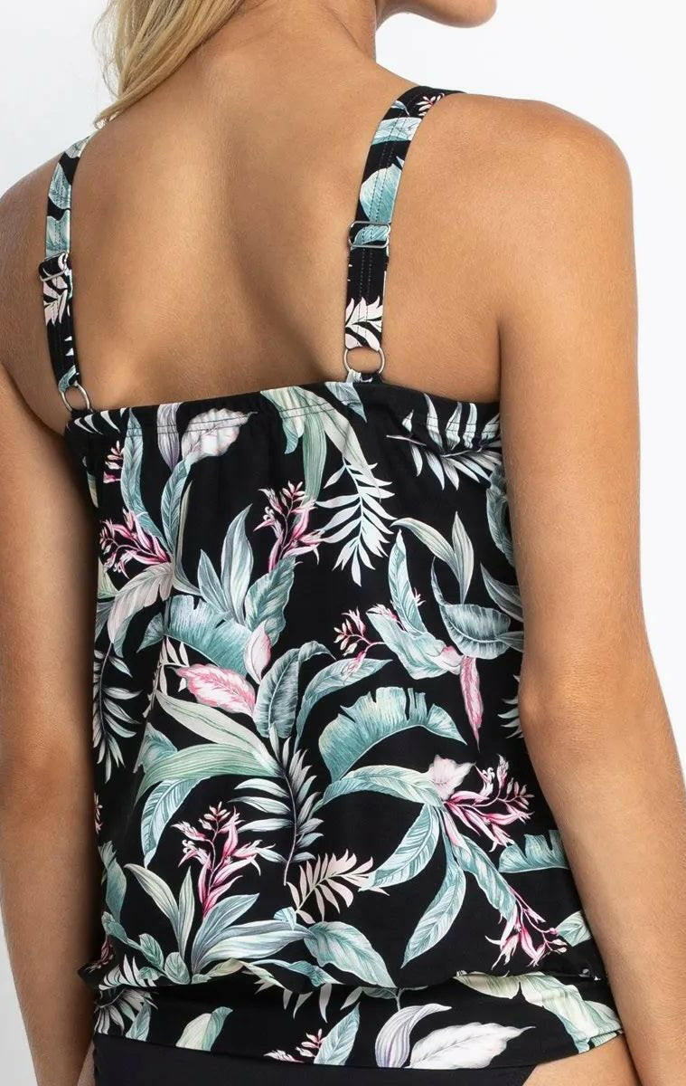 Jantzen JA81387 Maui Bandeau Blouson Black.