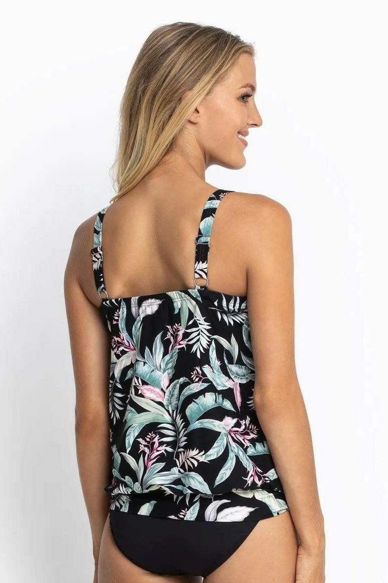 Jantzen JA81387 Maui Bandeau Blouson Black.