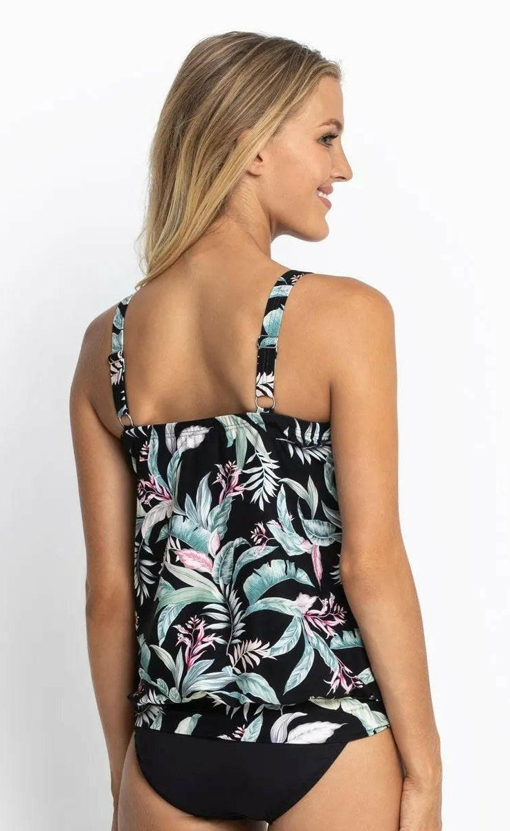 Jantzen JA81387 Maui Bandeau Blouson Black.