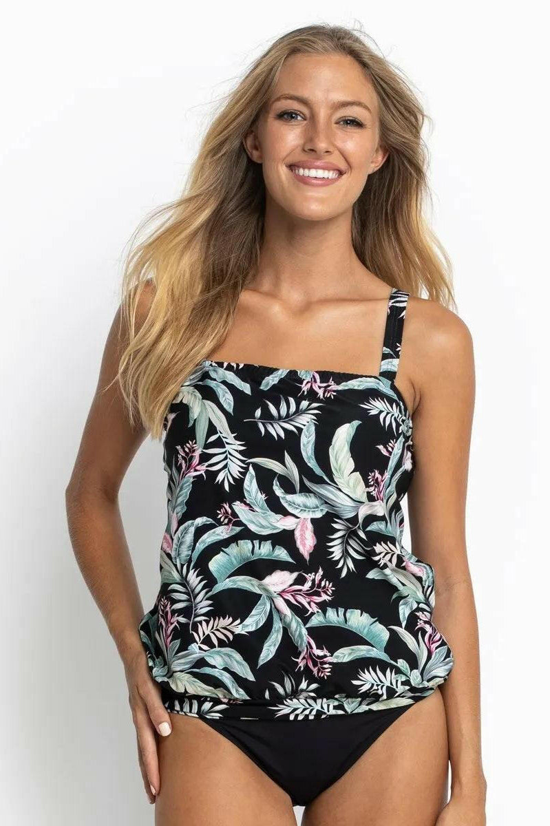 Jantzen JA81387 Maui Bandeau Blouson Black.