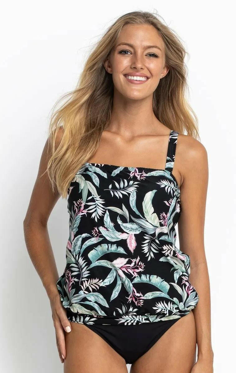 Jantzen JA81387 Maui Bandeau Blouson Black.