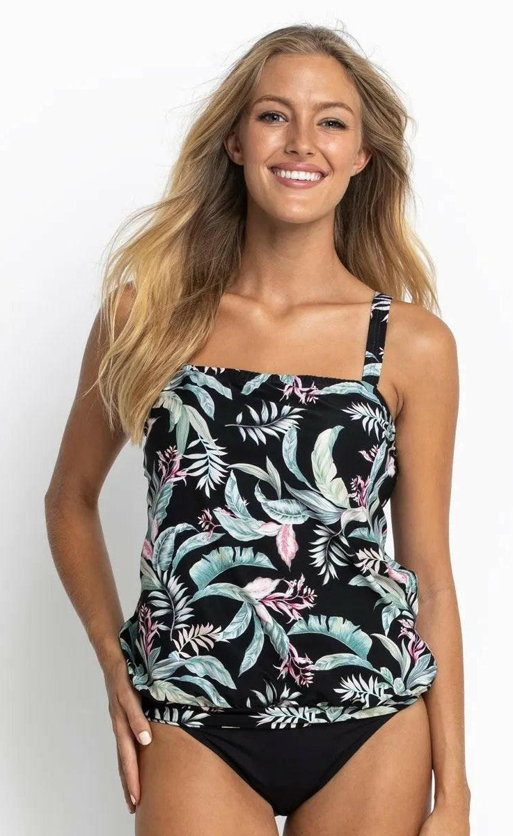 Jantzen JA81387 Maui Bandeau Blouson Black.