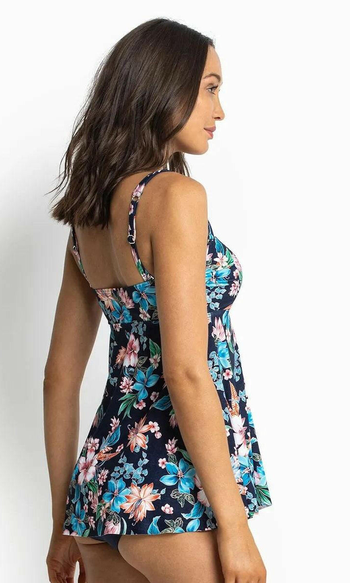 Jantzen JA81383 Koh Lipe Bandeau Swing Singlet Navy.