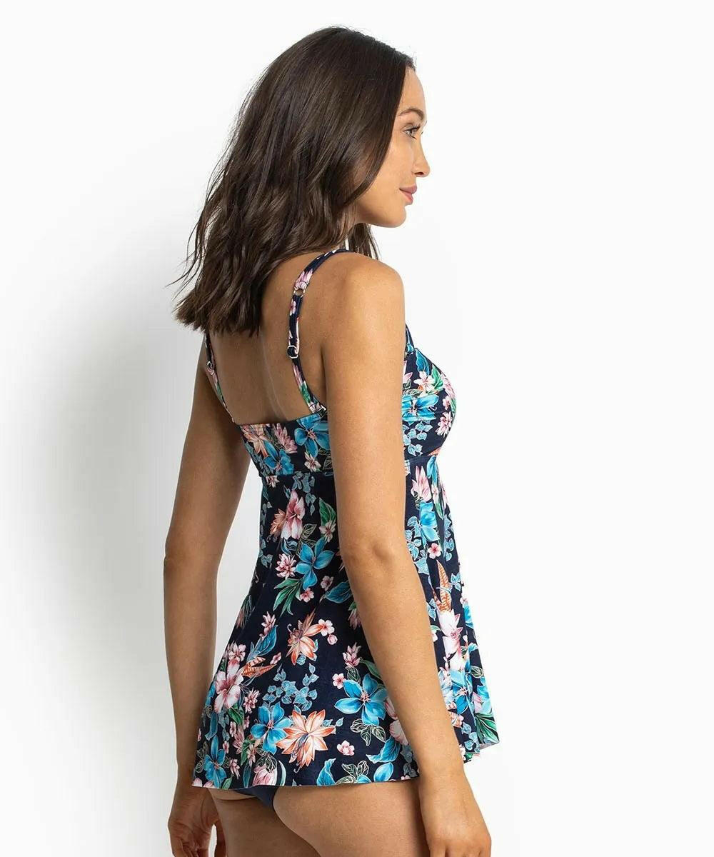 Jantzen JA81383 Koh Lipe Bandeau Swing Singlet Navy.