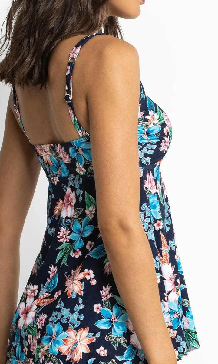 Jantzen JA81383 Koh Lipe Bandeau Swing Singlet Navy.