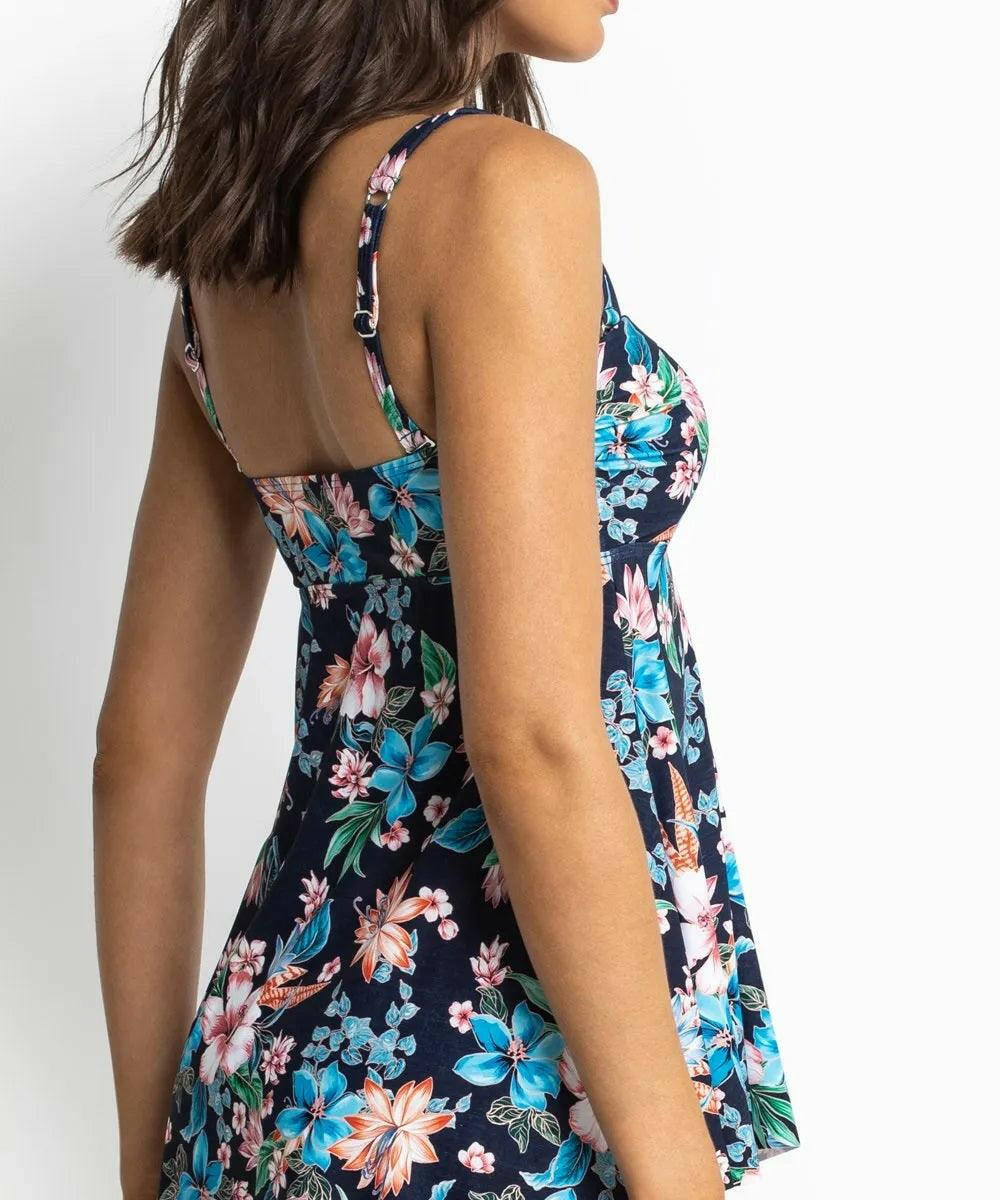 Jantzen JA81383 Koh Lipe Bandeau Swing Singlet Navy.