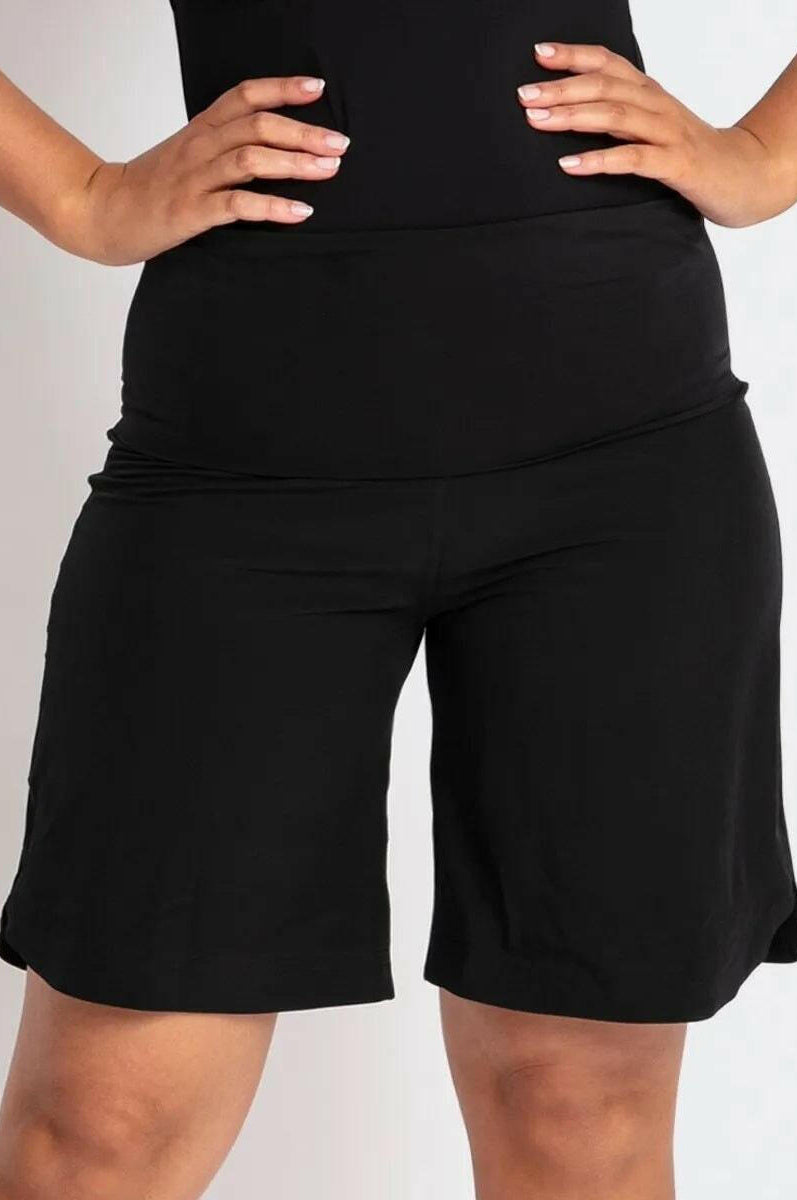 Jantzen Cosmopolitan Roll Top Active Boardshort Black.