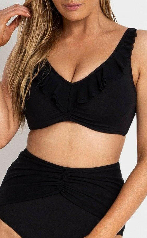 Jantzen Cosmopolitan DDE Frill Cross Convertible Bra.