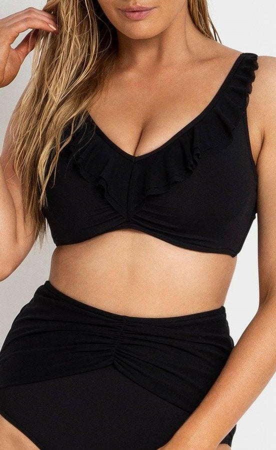 Jantzen Cosmopolitan DDE Frill Cross Convertible Bra.