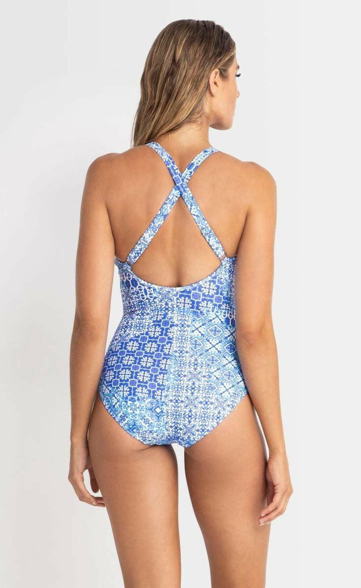 Jantzen JA84296MAS Vanuatu High Neck Mastectomy One Piece.