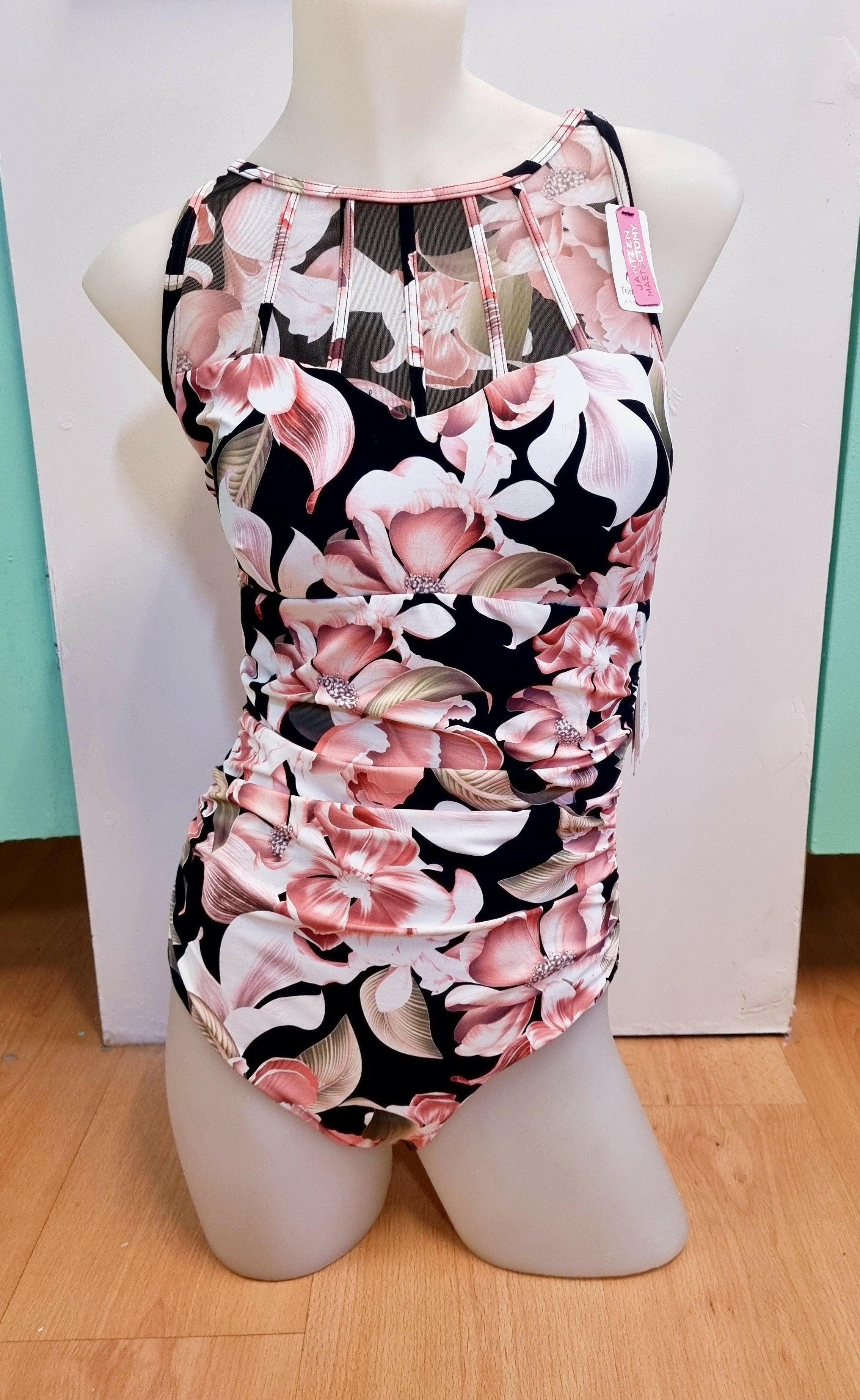 Jantzen JA84336MAS Bottega High Neck Mastectomy One Piece.