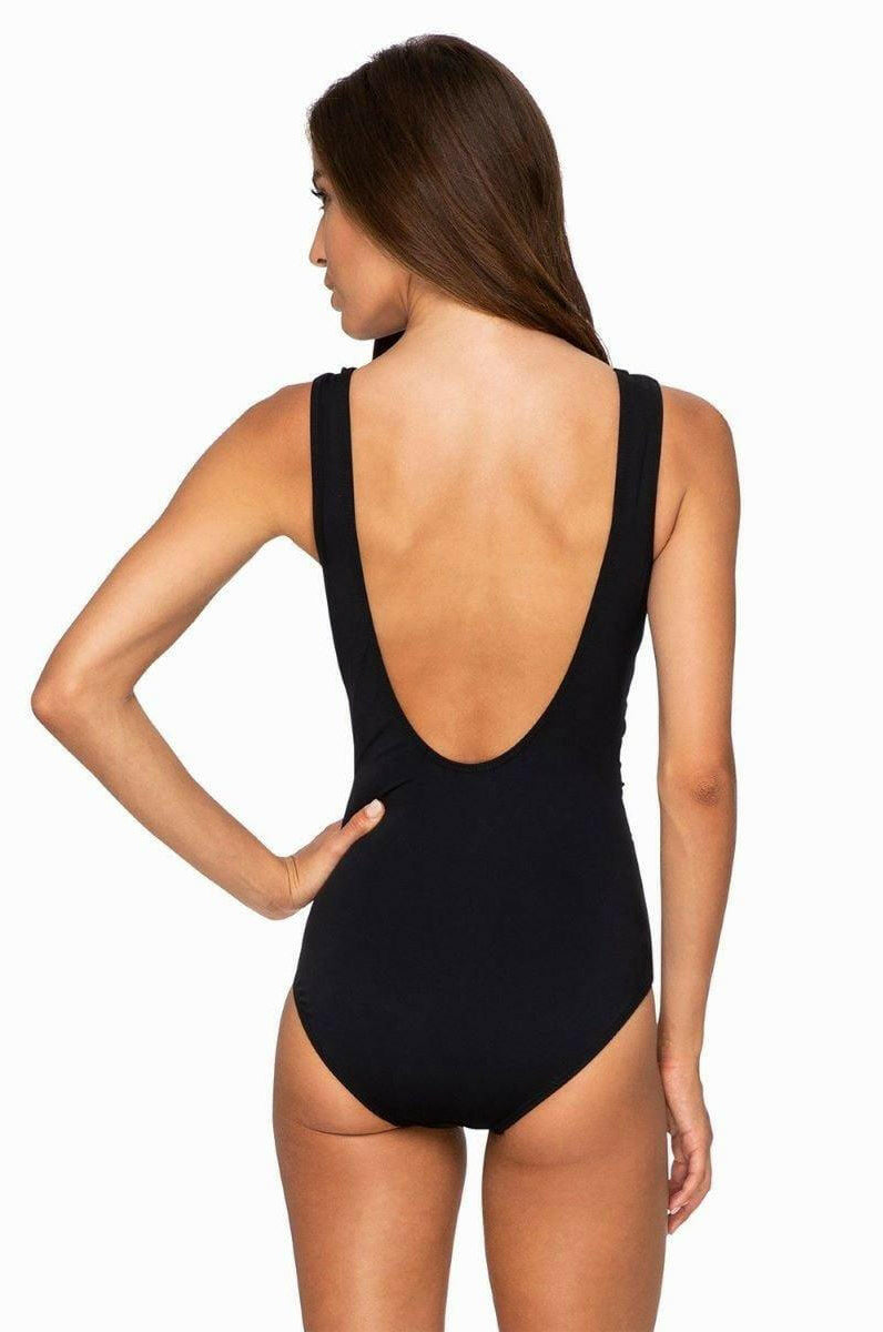 Jantzen JA84107DDE Heritage Classics DD/E Cup Front Ruched One Piece Black.