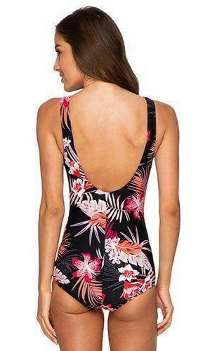 Jantzen JA84068 Select Wrap Front One Piece Trim Suit.