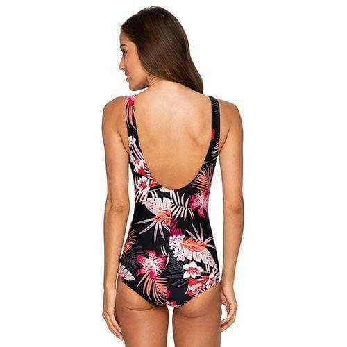 Jantzen JA84068 Select Wrap Front One Piece Trim Suit.