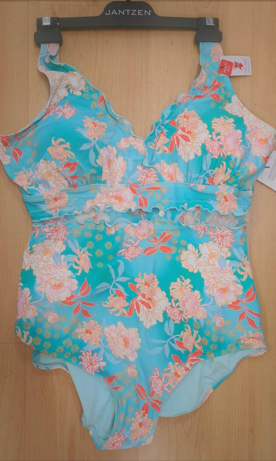 Jantzen JA84160 Kowloon Plus Size Multi fit One Piece.