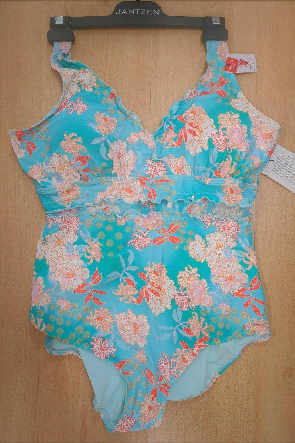 Jantzen JA84160 Kowloon Plus Size Multi fit One Piece.