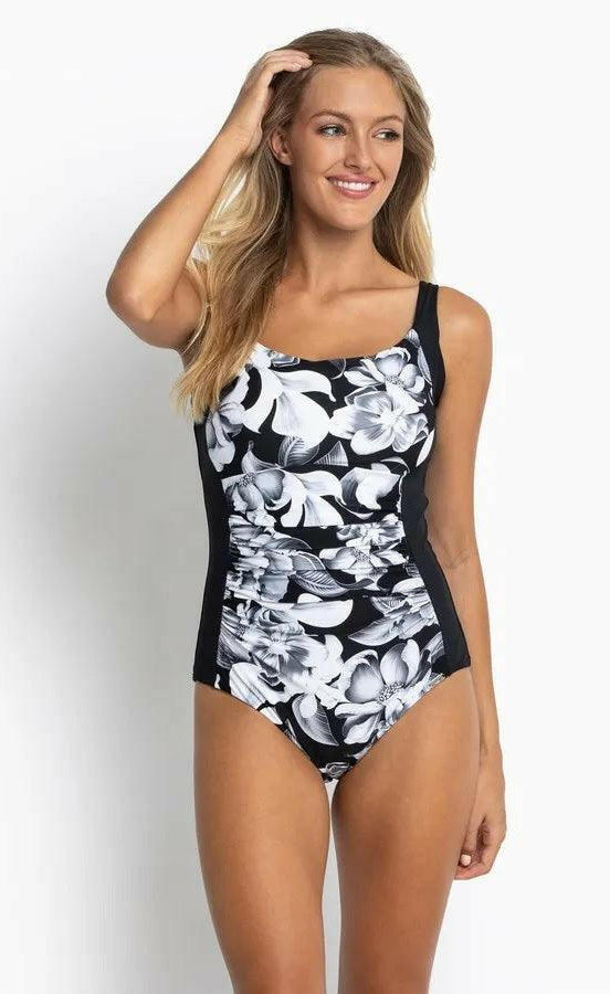 Jantzen Anchor Ruched Front One Piece.
