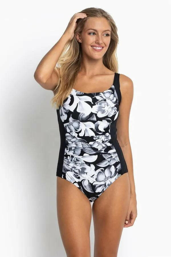 Jantzen Anchor Ruched Front One Piece.