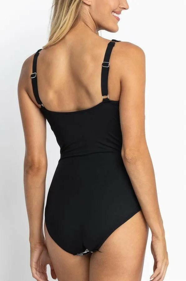 Jantzen Anchor Ruched Front One Piece.