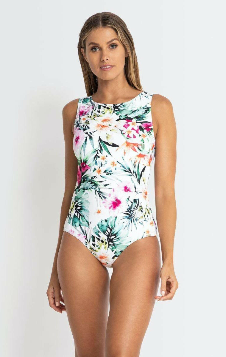 Jantzen Summer Square Neck Mastectomy One Piece.