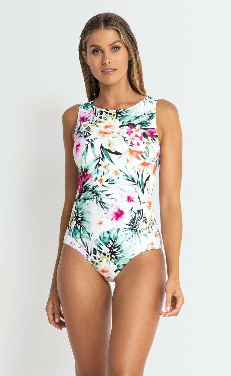 Jantzen Summer Square Neck Mastectomy One Piece.