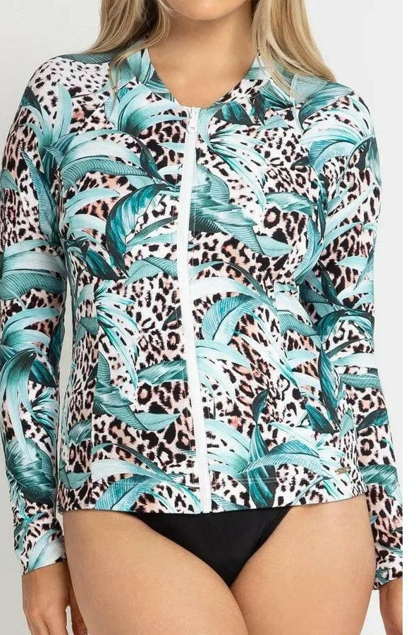 Jantzen JA90882 Island Zip Front Rash Vest.