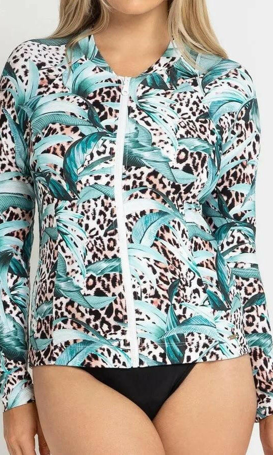 Jantzen JA90882 Island Zip Front Rash Vest.