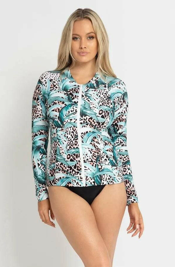 Jantzen JA90882 Island Zip Front Rash Vest.