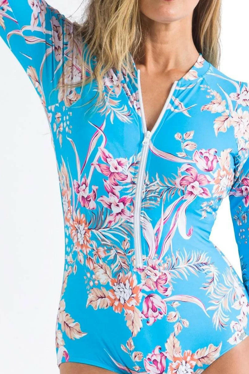 Jantzen Surry Sunsafe Surfsuit Sun Protection One Piece Pool.