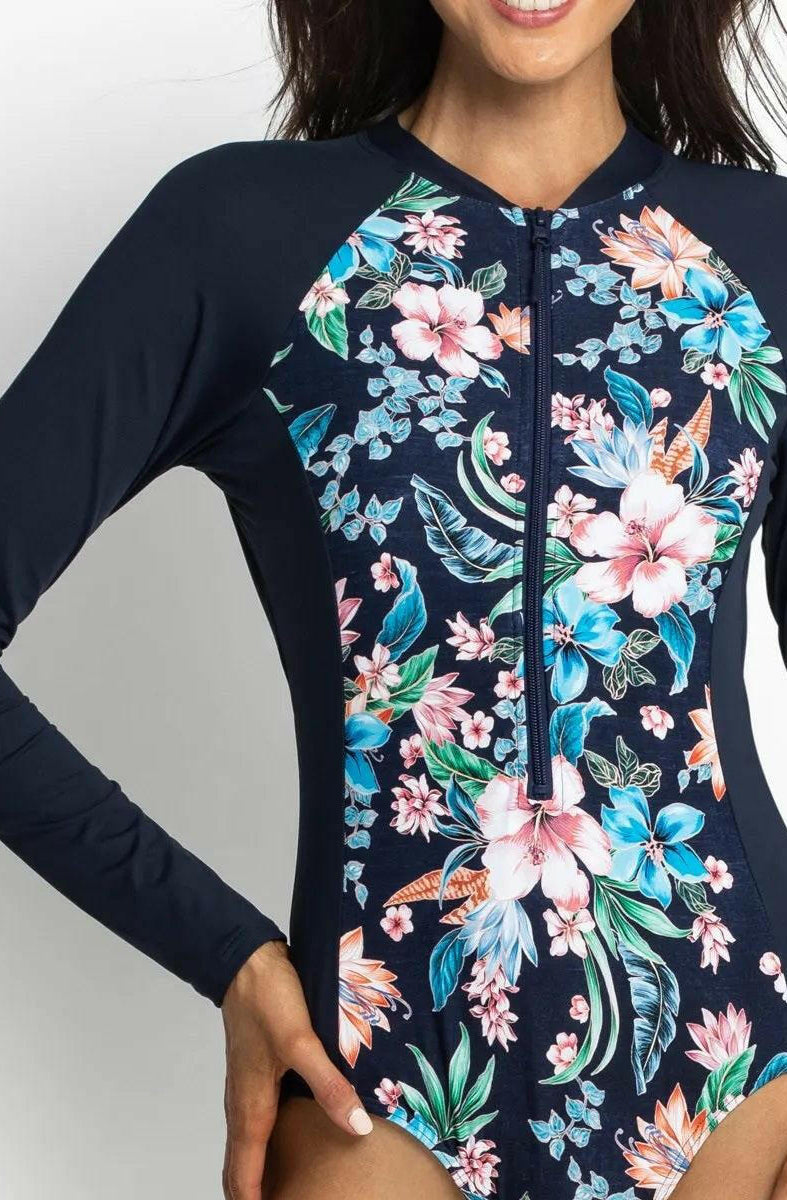 Jantzen Koh Lipe Sun Safe Suit One Piece Navy.