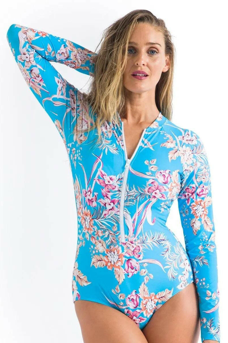 Jantzen Surry Sunsafe Surfsuit Sun Protection One Piece Pool.