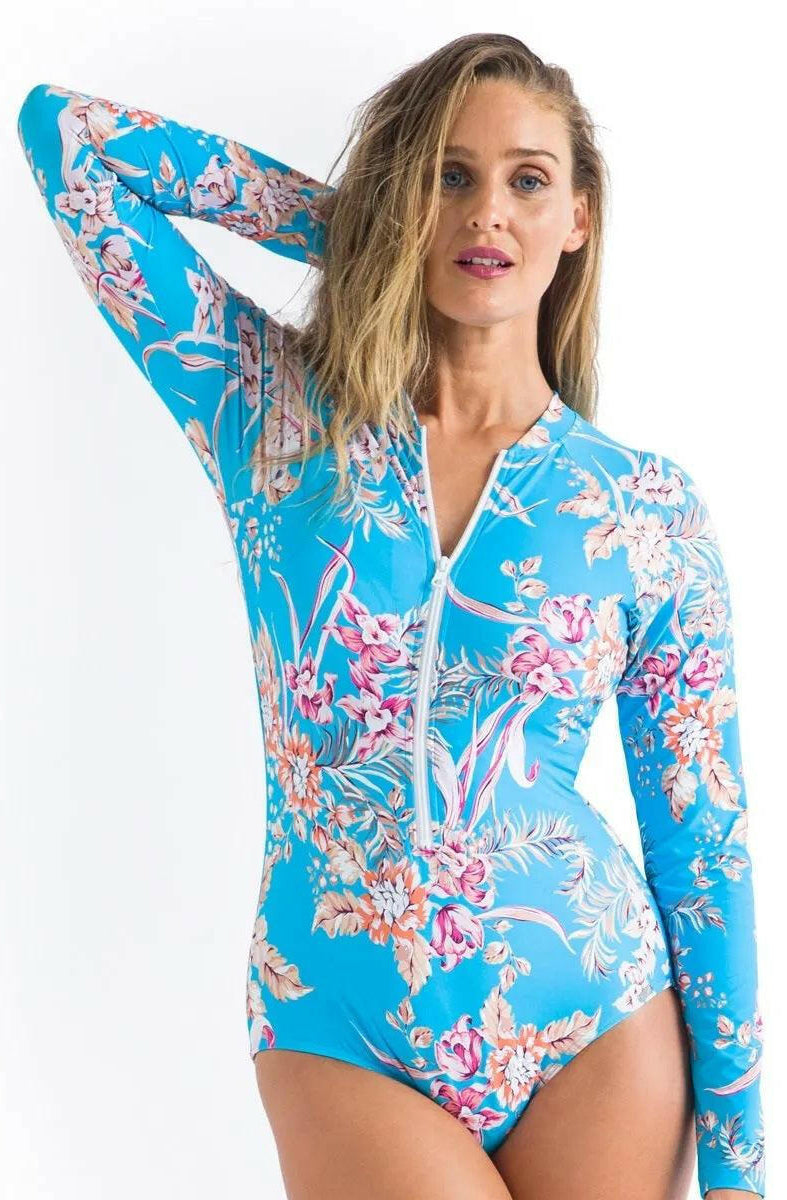 Jantzen Surry Sunsafe Surfsuit Sun Protection One Piece Pool.