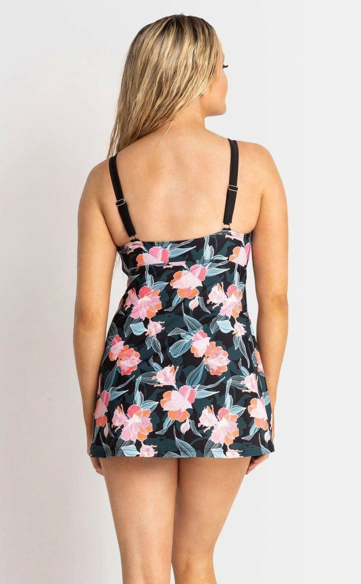 Jantzen JA84290 Select Empire Swim Dress Coral.