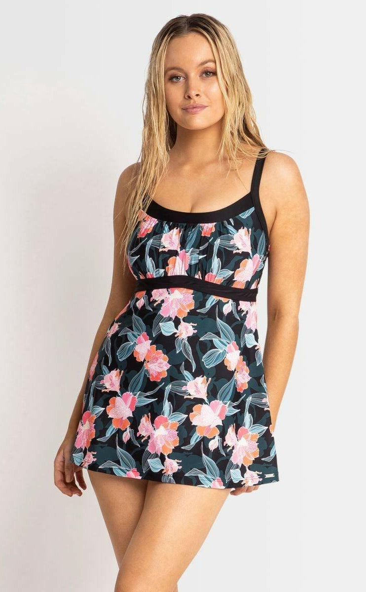 Jantzen JA84290 Select Empire Swim Dress Coral.