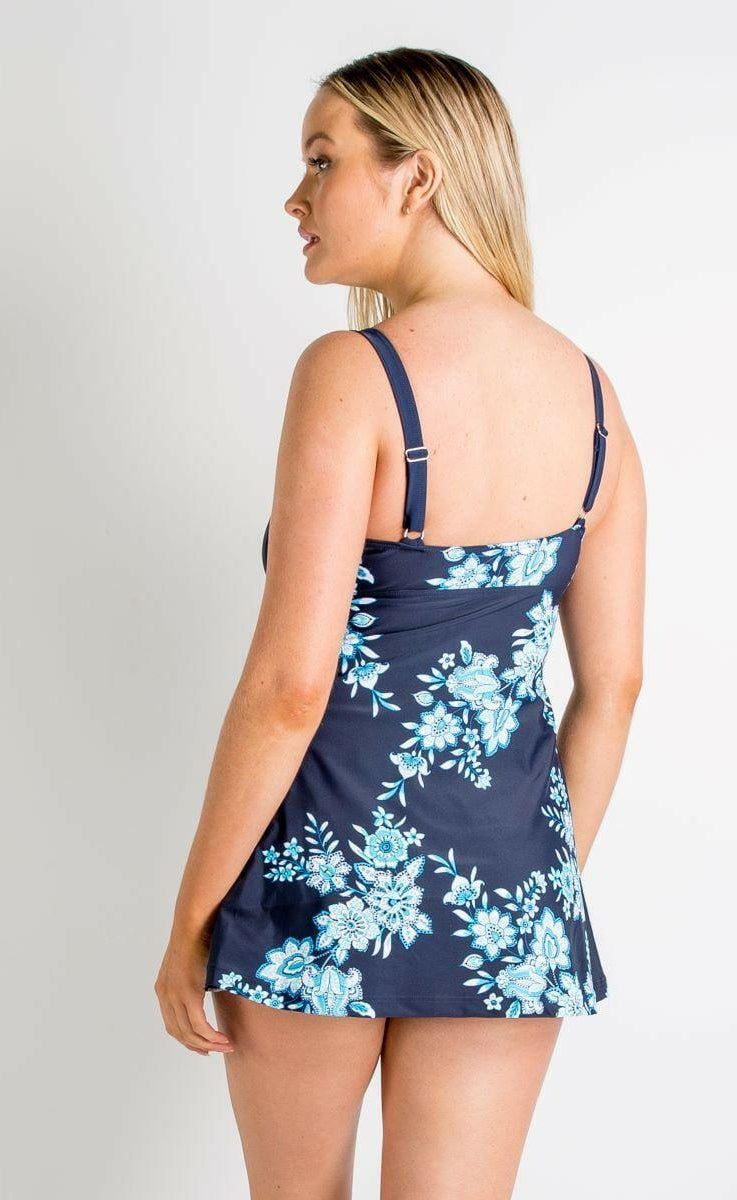 Jantzen JA84321 Select Empire Swim Dress Ink.